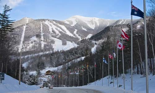 entrance to whiteface mountain ski area