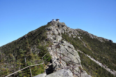 rocky summit path on whiteface mountain